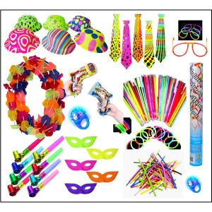 Kit De Fiestas Neón X 150. Kit Hora Loca